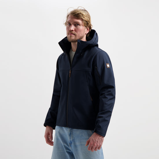 Stian - Waterproof softshell jacket - Men - Navy MV
