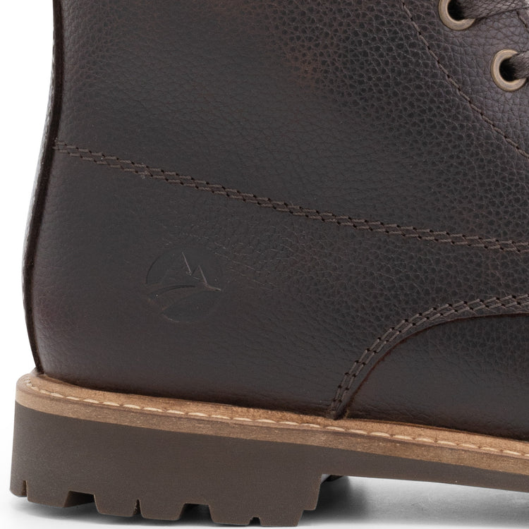 Steinkjer - Wool-lined lace-up boots - Lady - Dark Brown DFH