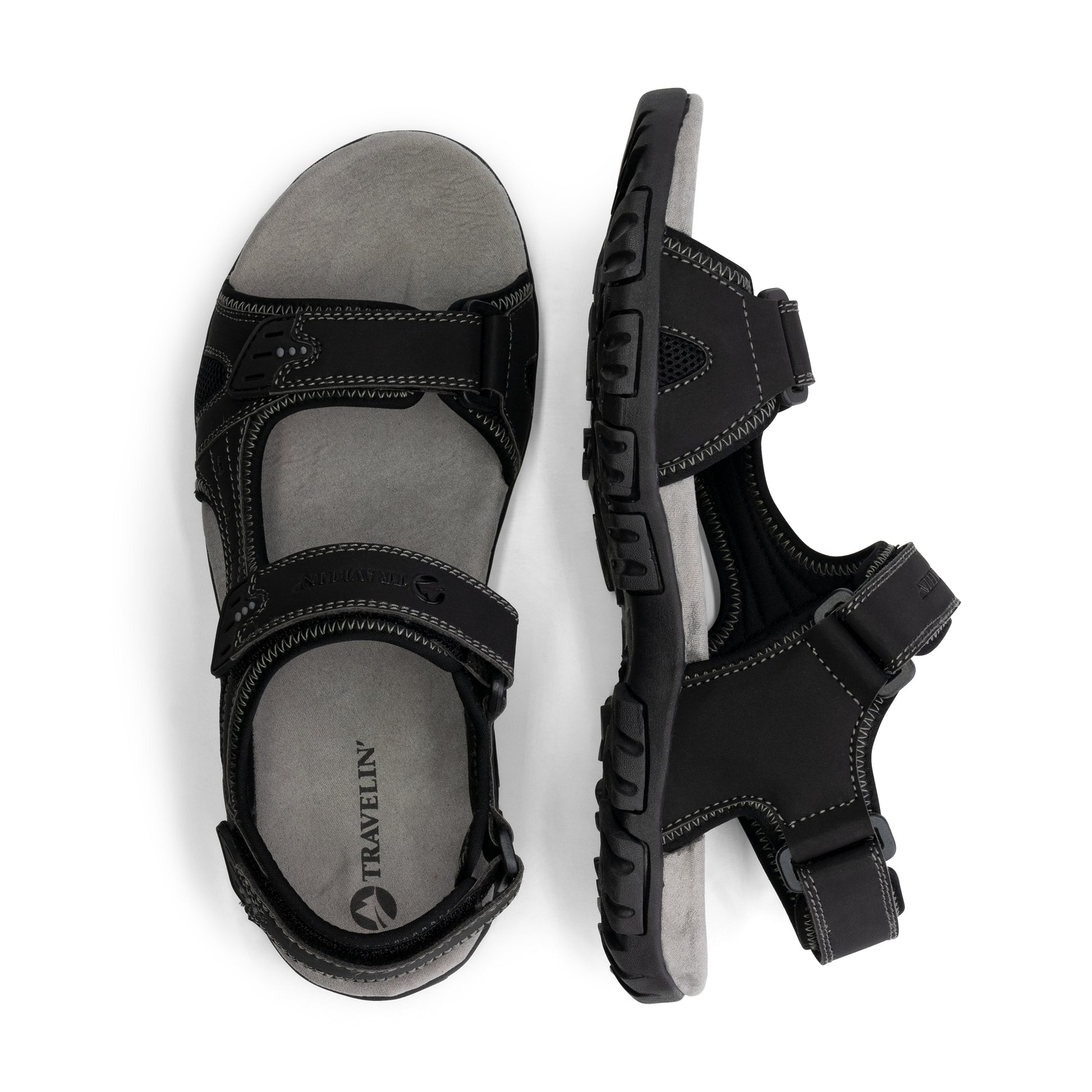 Horten Men - Hiking sandals - Black UPD