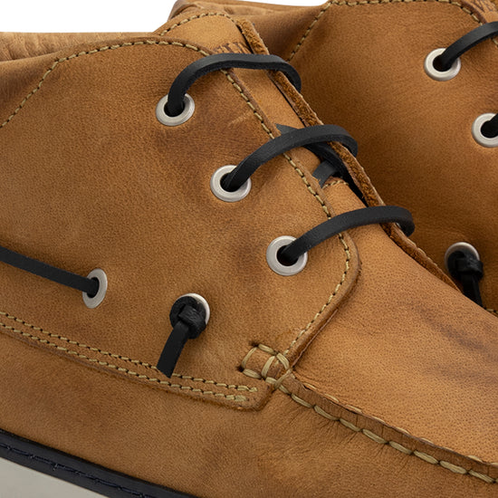 Helford Men - Mid lace-up shoes - Leather - Light brown DFW