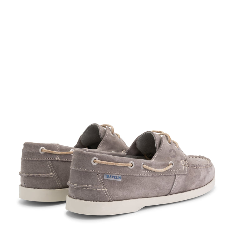 Penzance Men - Boat shoes - Suede - Grey BD