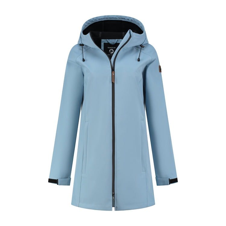 Tuula Women - Softshell jacket - Waterproof - Blue F