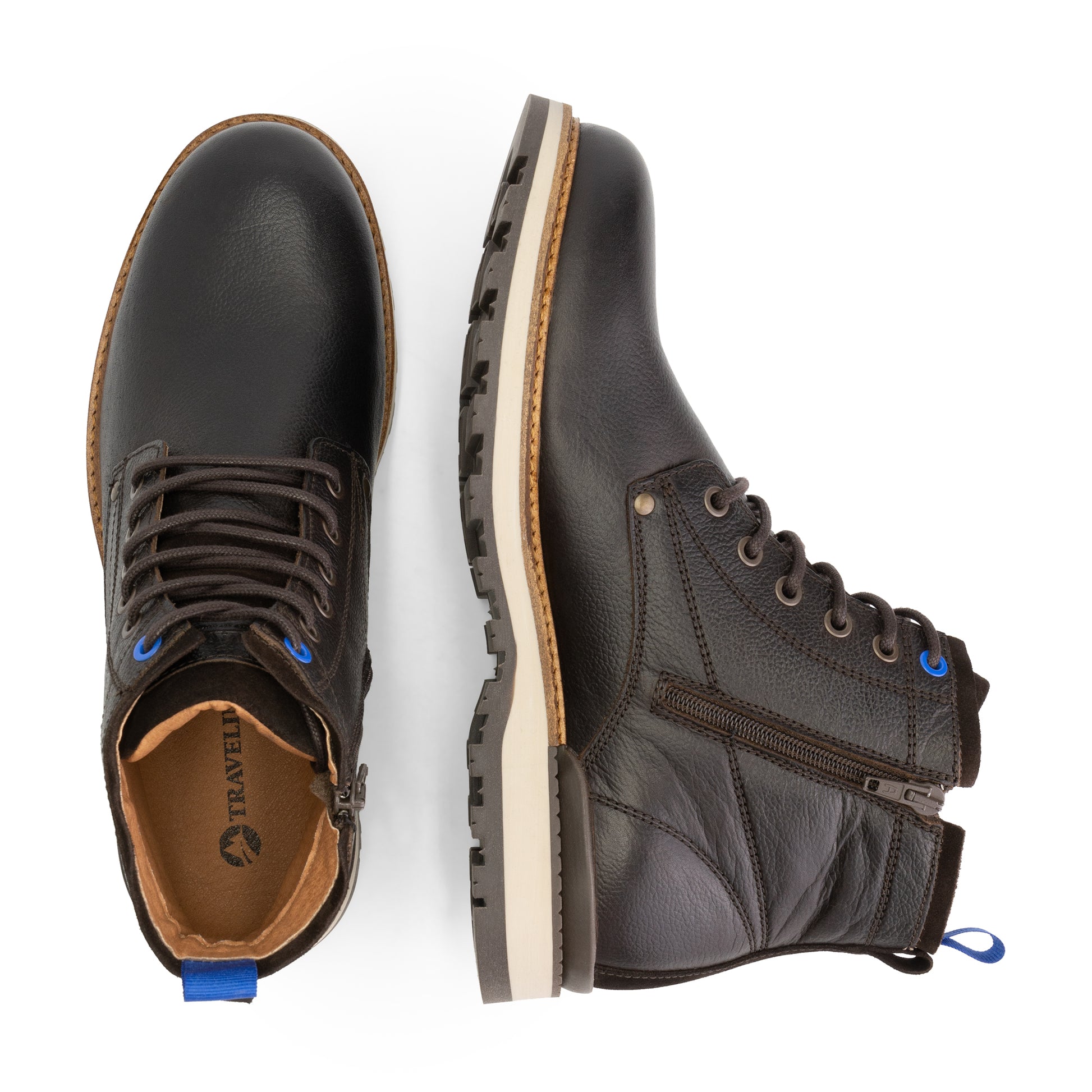 Malling Men - Lace-up boots - Leather - Brown UPD