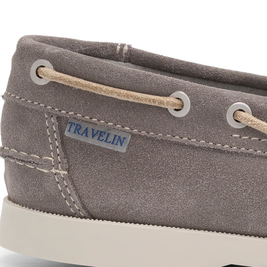 Penzance Men - Boat shoes - Suede - Grey DFH