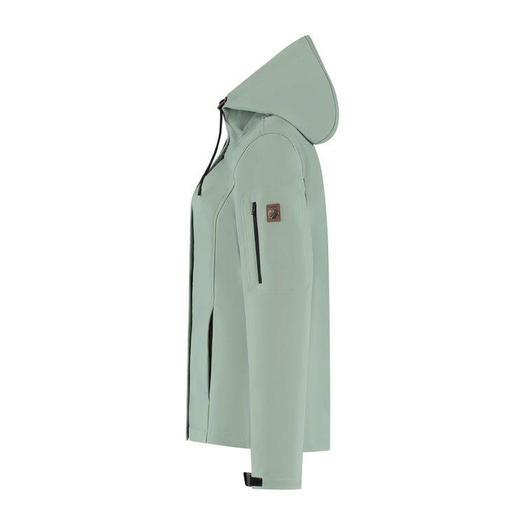 Malika - Waterproof softshell jacket - Women - Green L