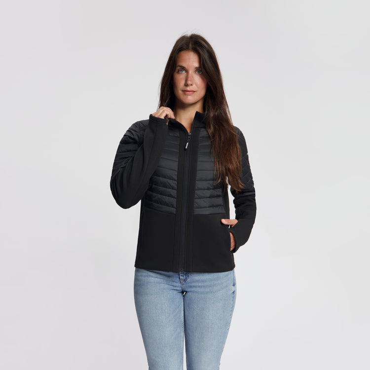 Lyan Women - Outdoor Vest - Lined - Black MV