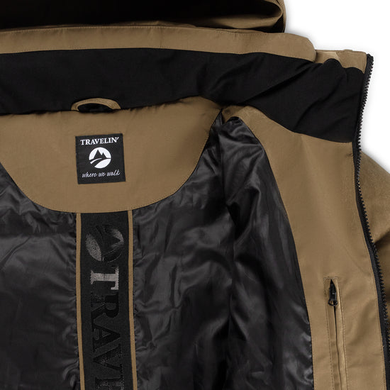 Kalmar Men - Puffer jacket - Water-resistant - Brown DCI