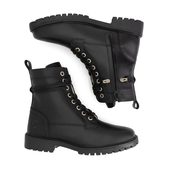 Logstrup Men - Lace-up boots - Wool-lined - Black UPD