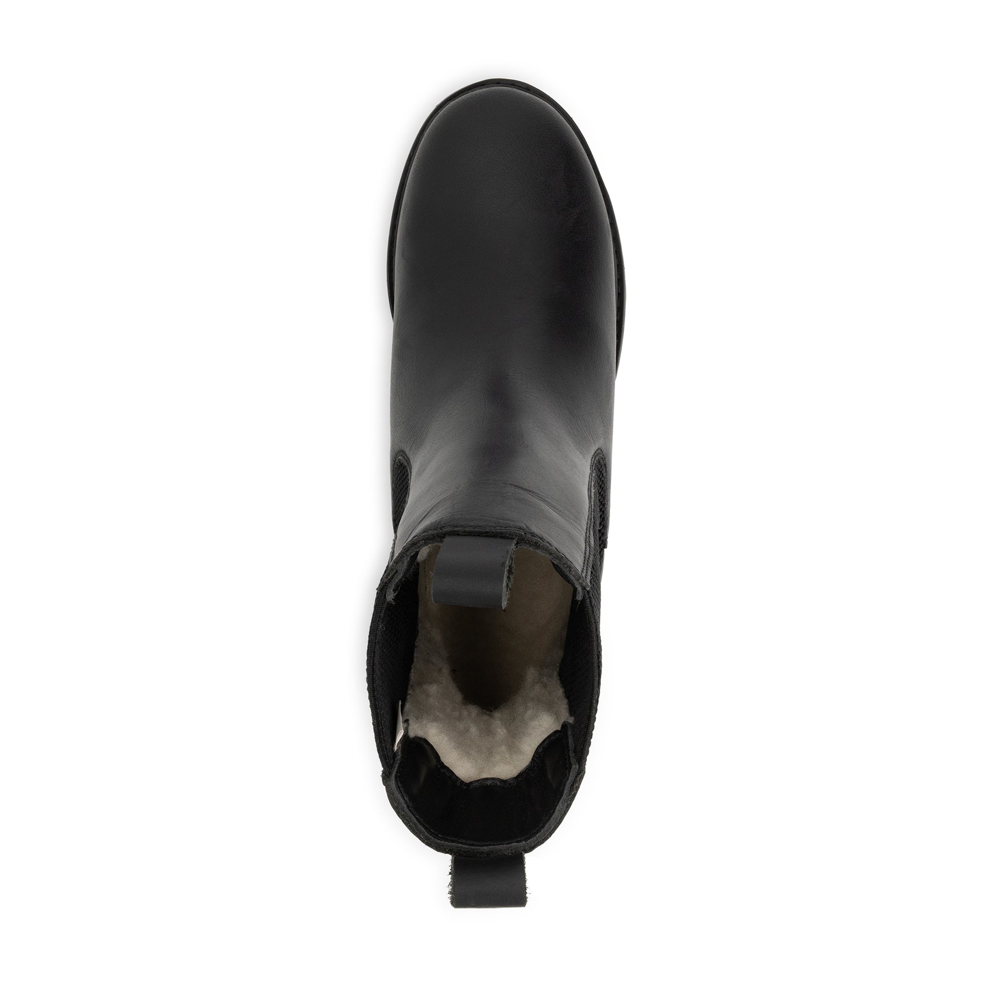 Herning Women - Chelsea boots - Wool-lined - Black UPS