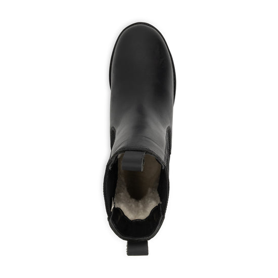 Herning Women - Chelsea boots - Wool-lined - Black UPS