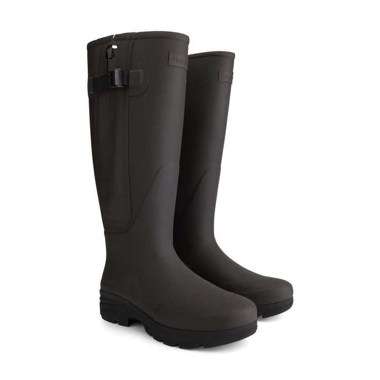 Glendale - High rubber boots - Women - Brown FRD