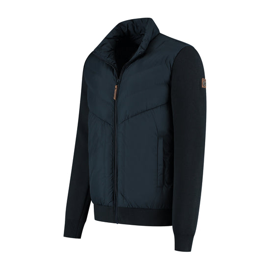 Damian Men - Outdoor cardigan - Padded - Navy FL