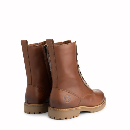 Forsol Women - Lace-up boots - Leather - Cognac BD