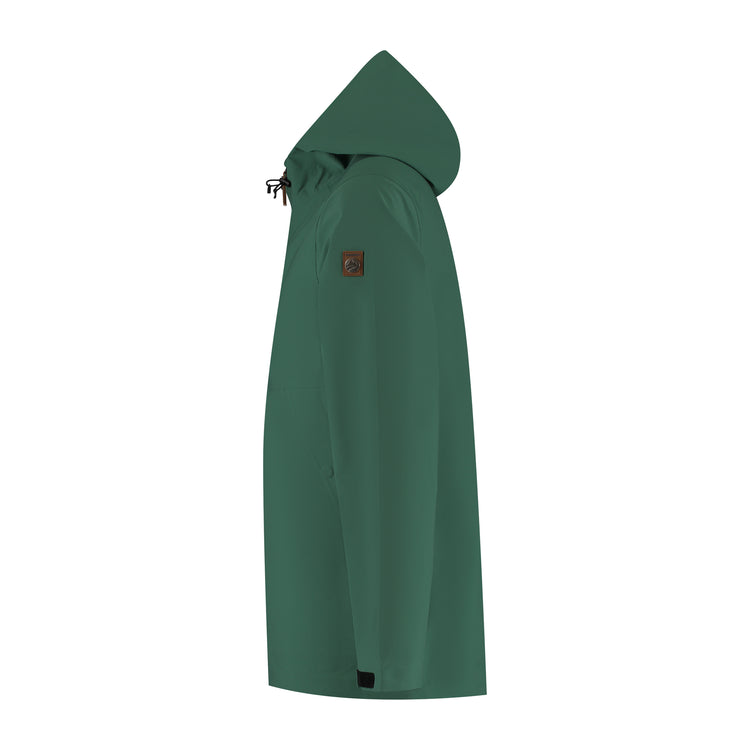 Jari - Rain jacket - Men - Dark green L