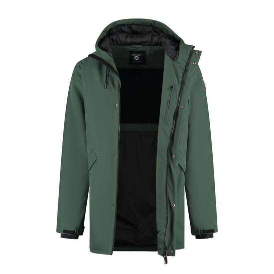 Enok Men - Softshell jacket - Padded - Dark green CVO
