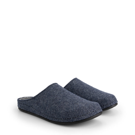 Come Home Men - House slippers - Wool - Navy FRD