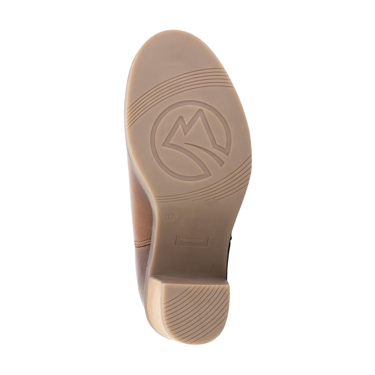 Ivry - Chelsea boot with heel - Women - Cognac UNS