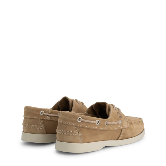 Kajaani Women - Boat shoes - Suede - Light brown BD