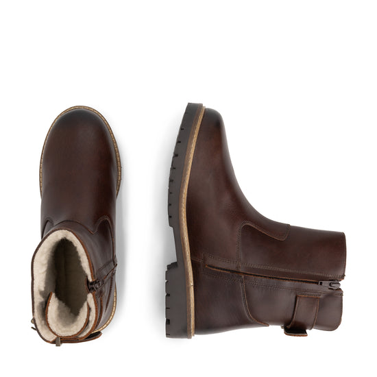 Tingvoll Women - Ankle boots - Wool-lined - Dark brown UPD