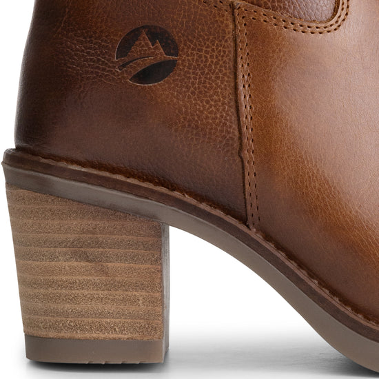 Isere Women - Ankle booties - Leather - Cognac DFH