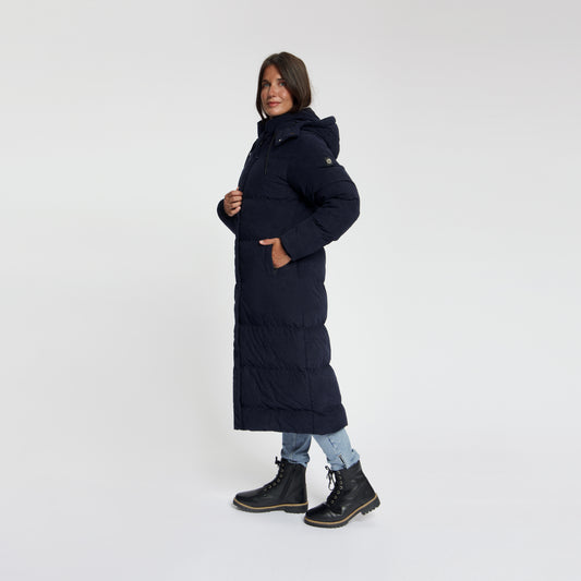 Unni Women - Puffer Winter Jacket - Corduroy - Navy MV2