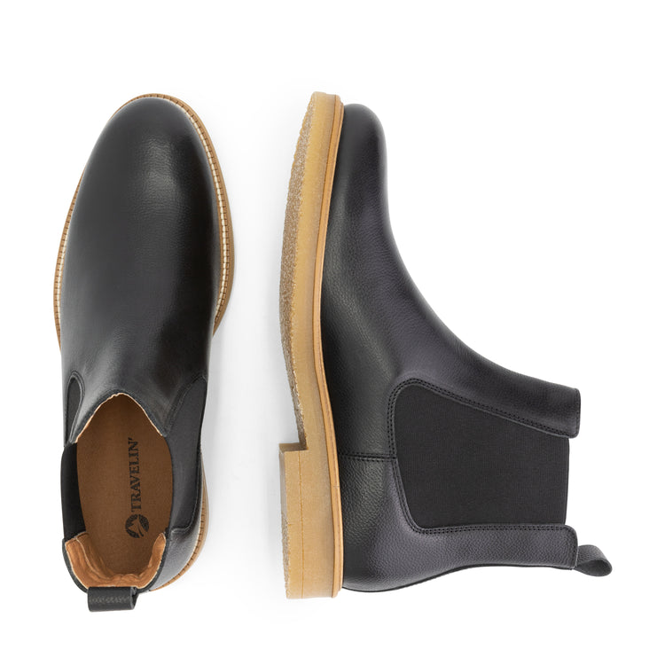 Egleton - Leather chelsea boots - Men - Black UPD