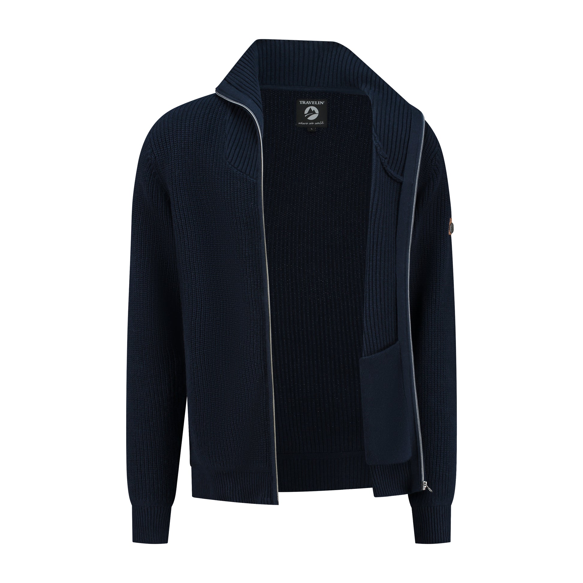 Snowdon Men - Cardigan - Cashmere blend - Navy CVO