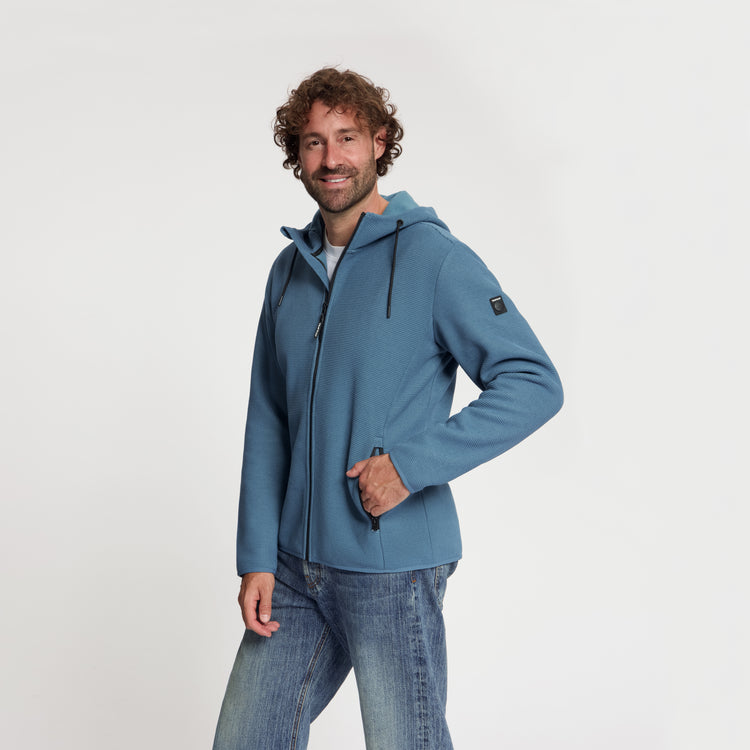 Tyko Men - Outdoor Vest - Fleece - Blue MV2