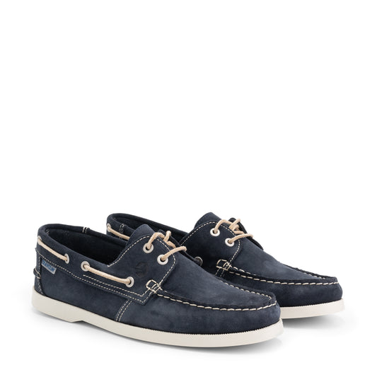 Penzance Men - Boat shoes - Suede - Navy FRD