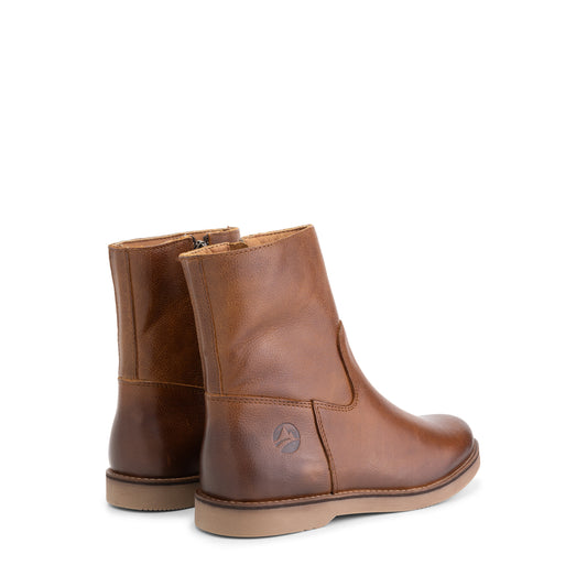 Castres Women - Ankle Booties - Leather - Cognac BD