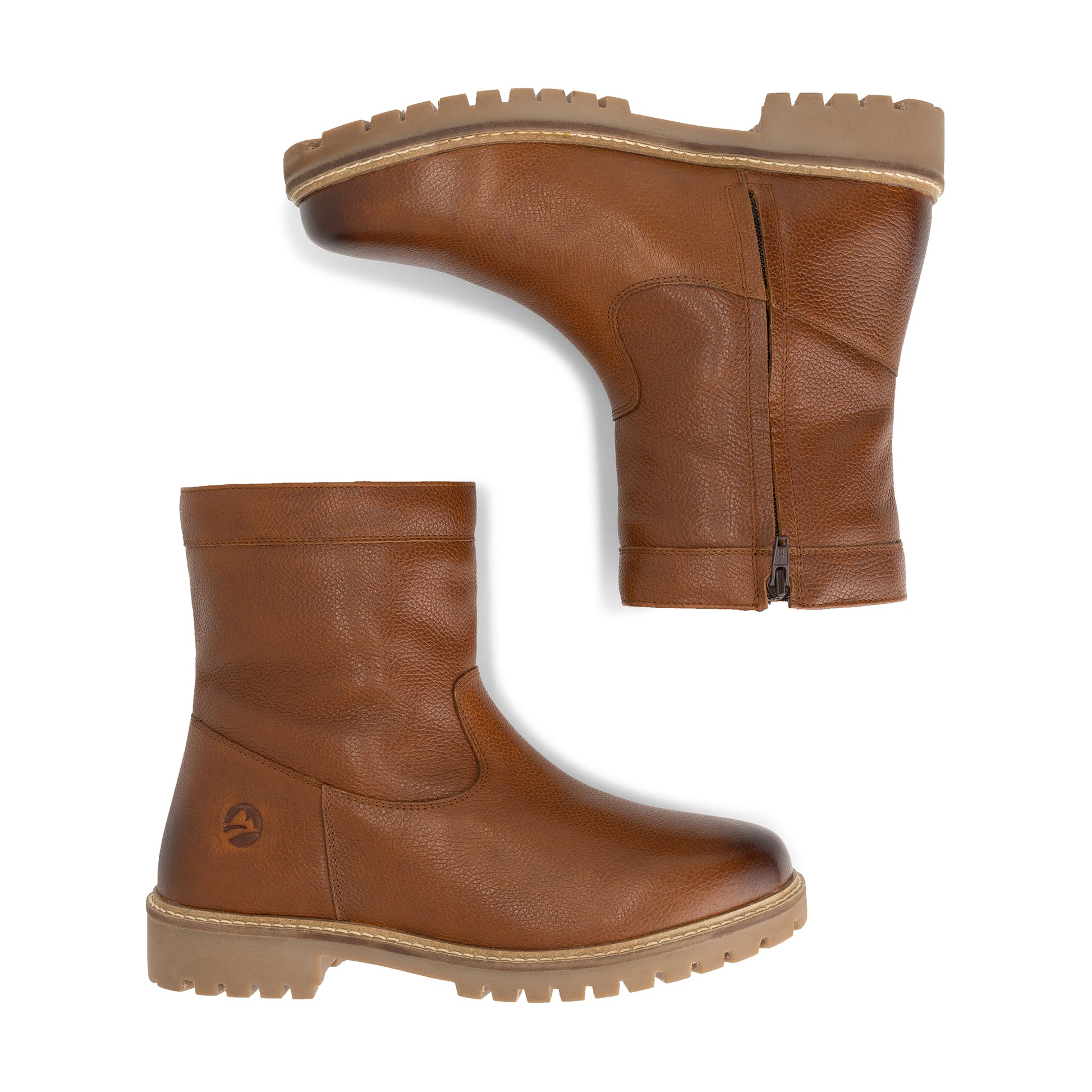 Fyresdal Men - Boots - Wool-lined - Cognac UPD