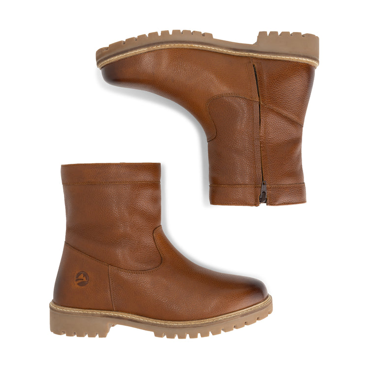 Fyresdal Men - Boots - Wool-lined - Cognac UPD