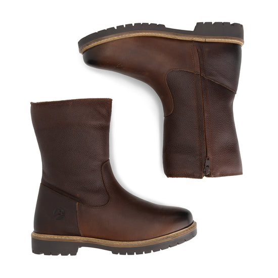 Bykland Women - Boots - Wool-lined - Dark brown UPD