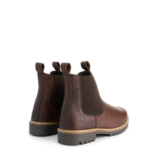Sirdal Men - Chelsea boots - Wool-lined - Dark brown BD