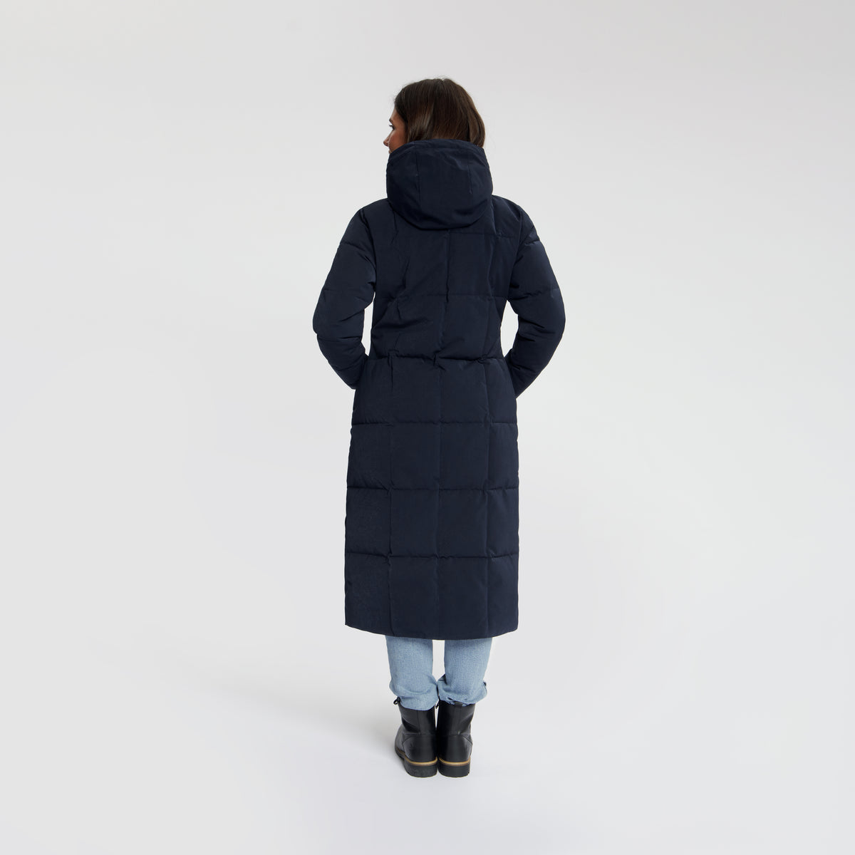 Andels Women - Puffer Winter Coat - Waterproof - Navy MV3