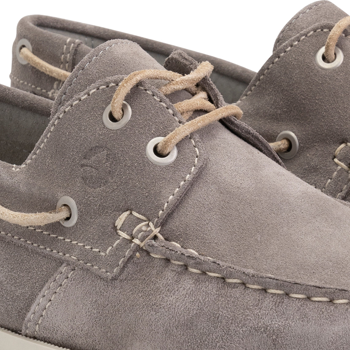 Penzance Men - Boat shoes - Suede - Grey DFW