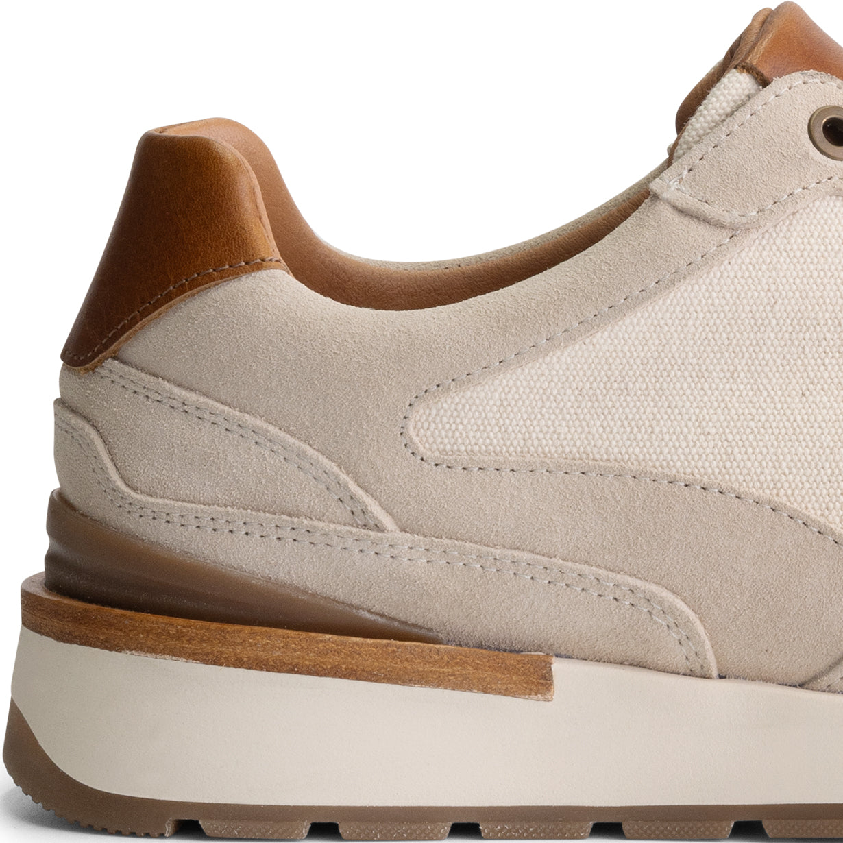 Newberry Men - Sneakers - Canvas and suede - White DFH