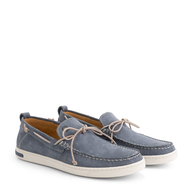 Falmouth Men - Boat shoes - Nubuck - Blue FRD