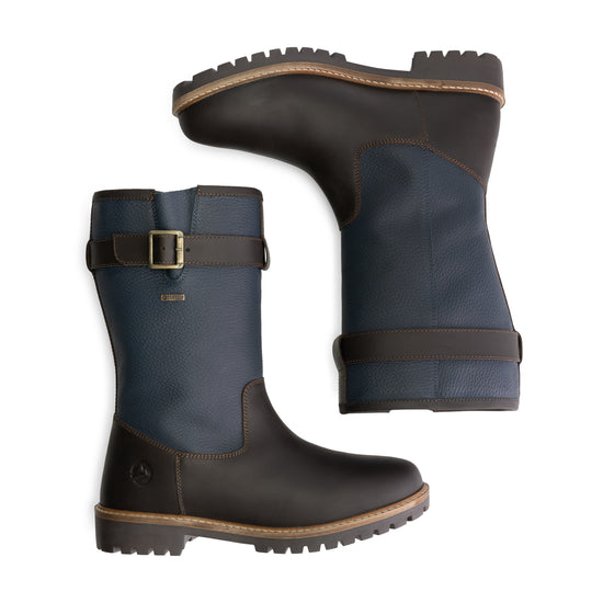 Finnmark - Wool-lined outdoor boots - Men - Blue UPD