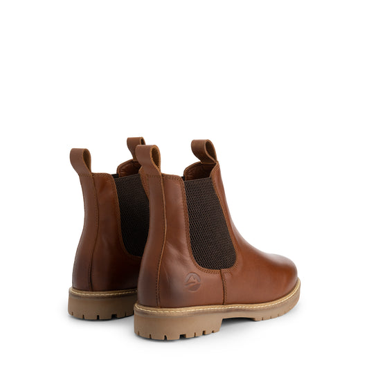 Tversted Women - Chelsea Boots - Wool-Lined - Cognac BD