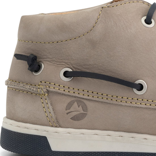 Maenporth Women - Mid lace-up shoes - Leather - Grey DFH