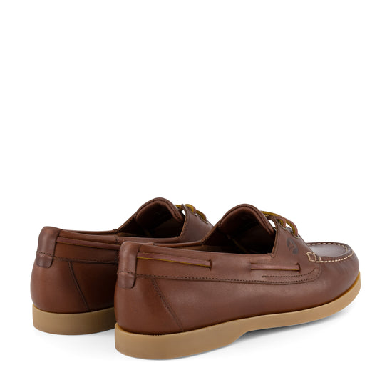 Exmouth Men - Boat shoes - Leather - Brown BD
