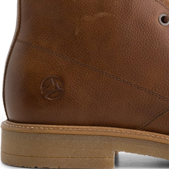 Ryhall - Leather lace-up shoes - Men - Cognac DFH