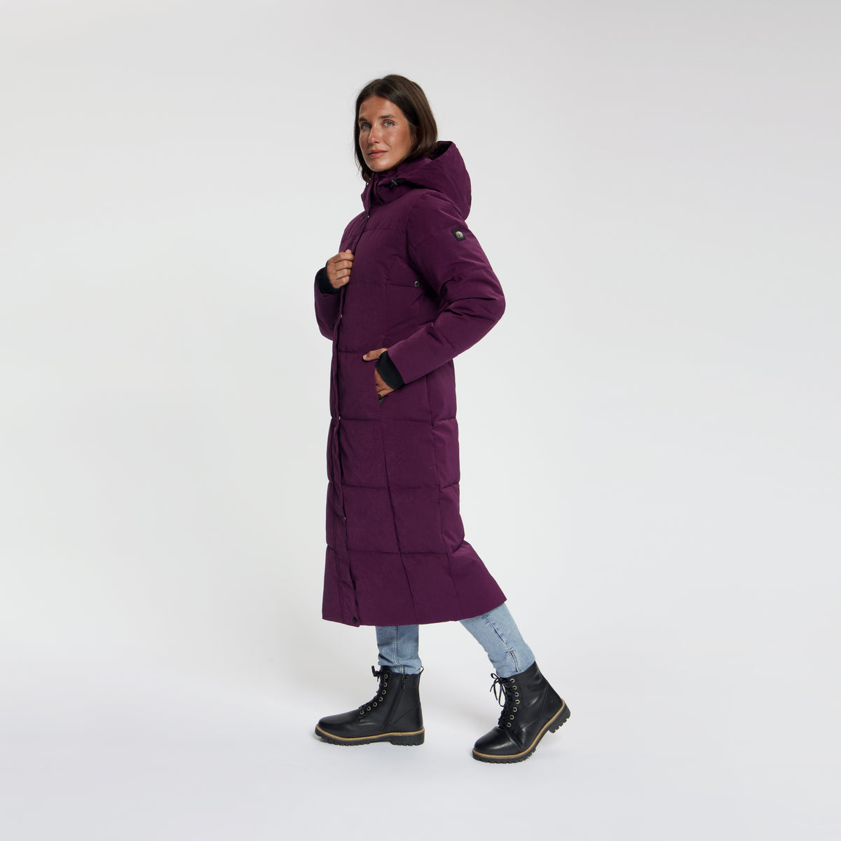 Andels Women - Puffer Winter Jacket - Waterproof - Purple MV2