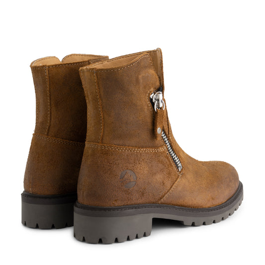 Venning Women - Ankle Boots - Suede - Cognac BD