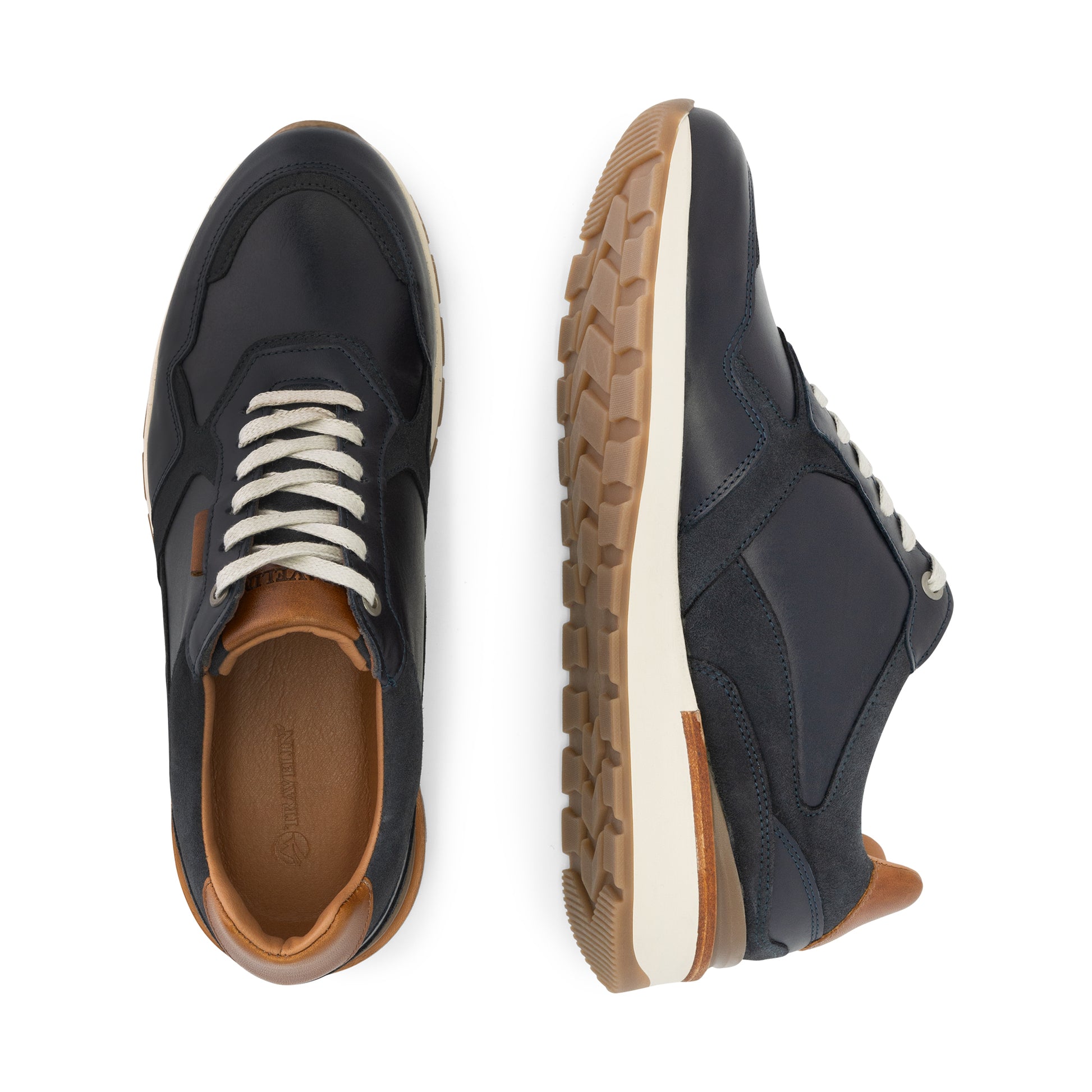 Northam Men - Sneakers - Leather - Navy UPD