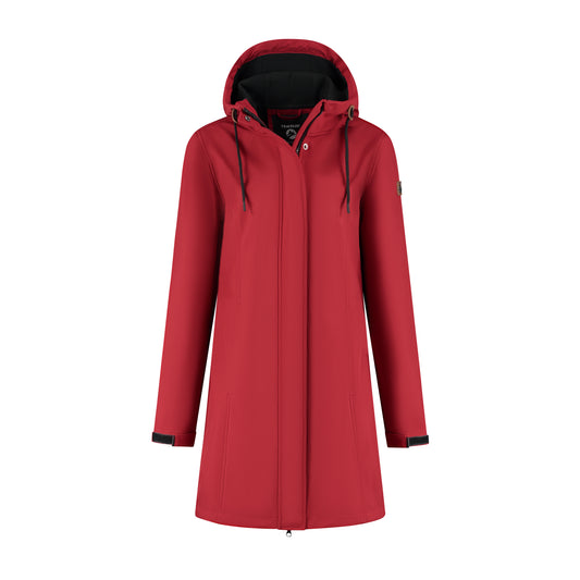 Erika Women - Softshell jacket - Waterproof - Red F