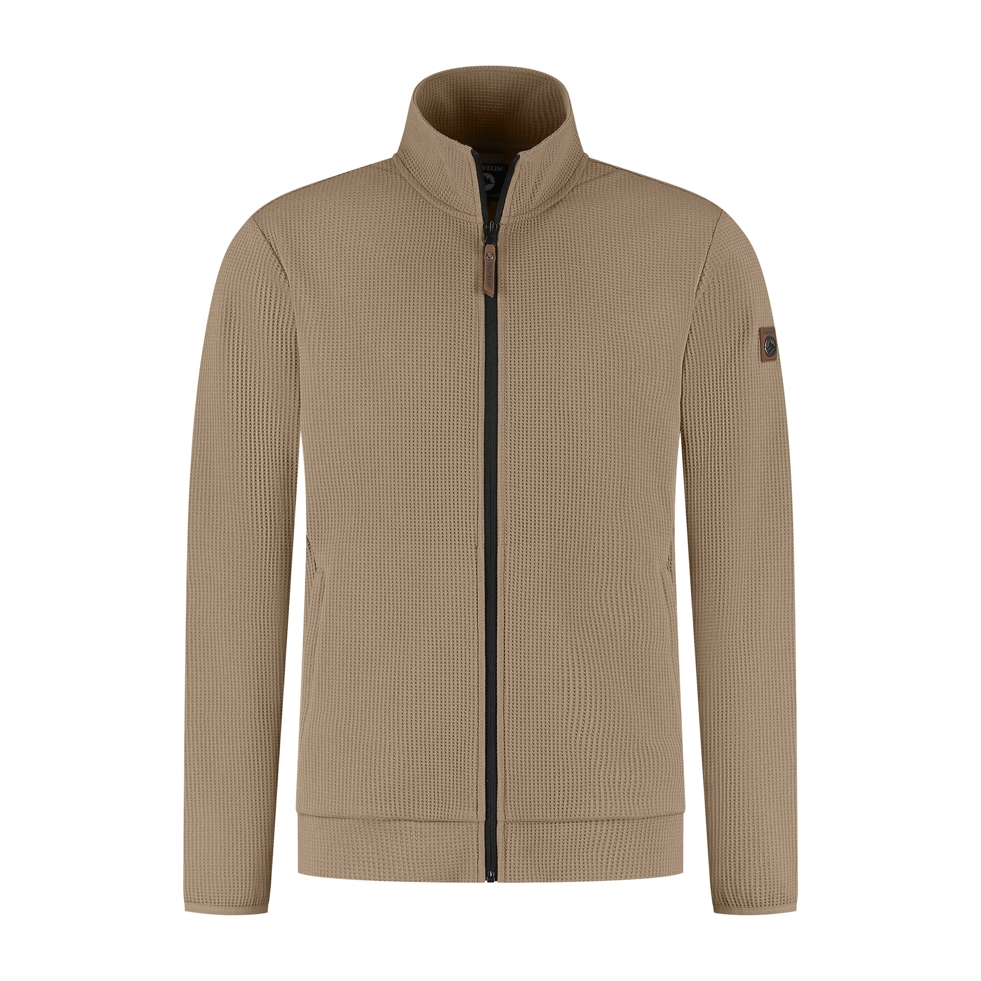 Pavo Men - Outdoor cardigan - Light brown F