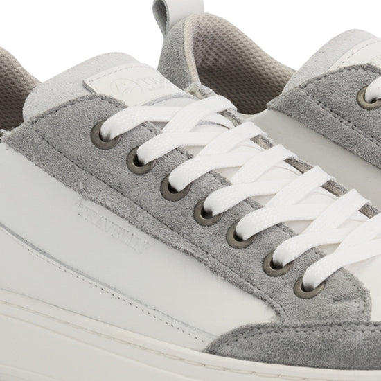 Croft Men - Sneakers - Leather - White/Grey DFW