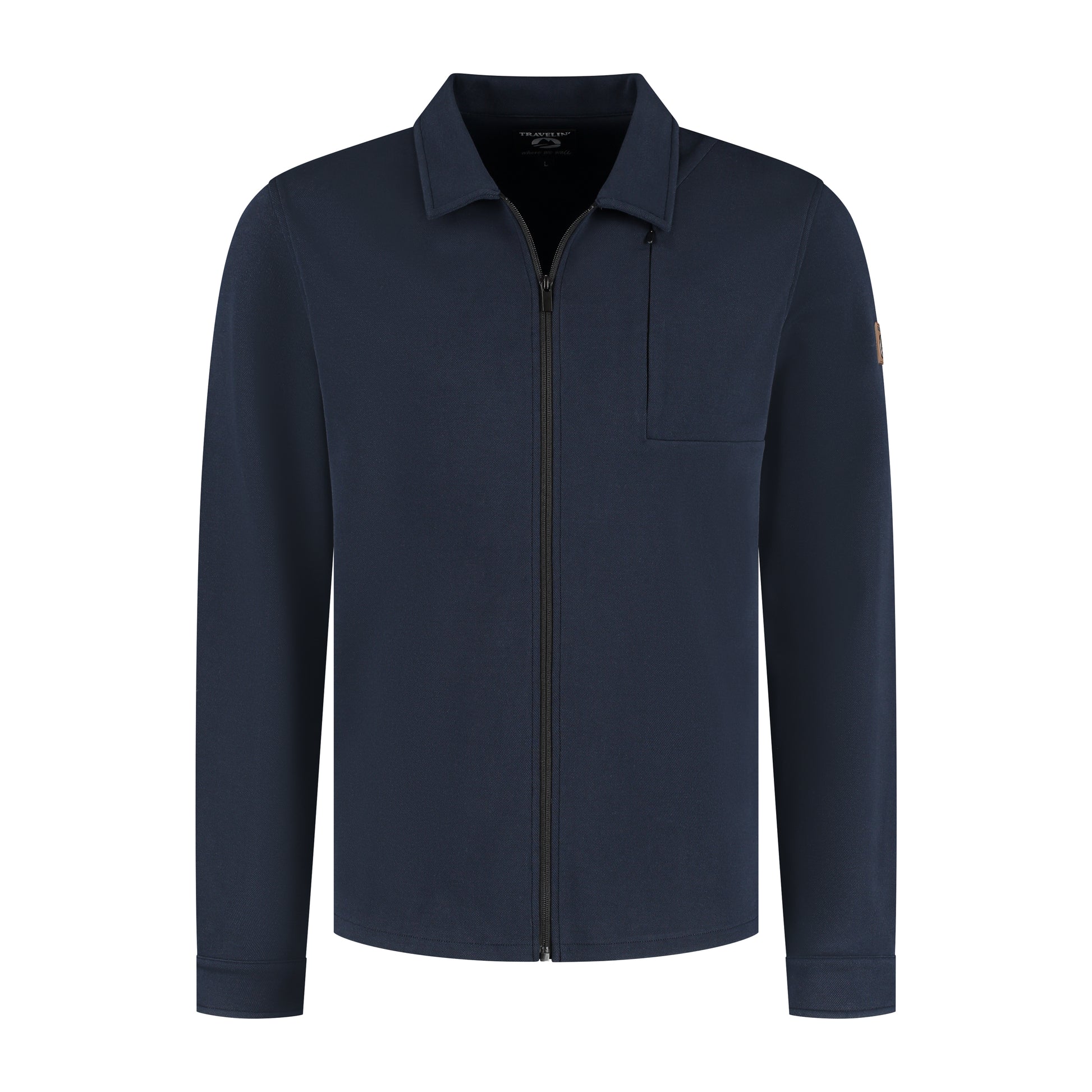 Njord - Cardigan - Men - Navy F